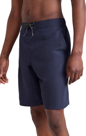 Mountain Warehouse Ocean Mens Boardshorts - Fast Dry Swim Shorts, Internal Mesh Beach Shorts with Adjustable Waist, Side Pockets - Spring Summer, Swimming, Surfing Navy 