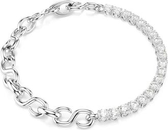 Swarovski Matrix Armband - Dames - Armbanden - Grijs - ONE Size - Accessoires