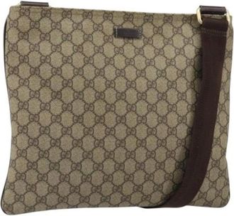 Gucci Pre-owned Cross Body Bags, female, Beige, Size: ONE SIZE Pre-owned Cross Body Bag