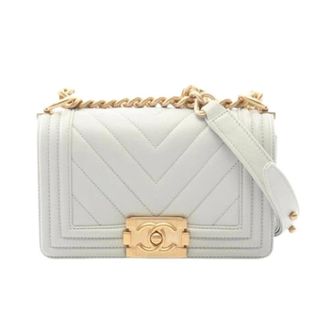 Chanel Pre-owned Vintage Shoulder Bag - Dames - Pre-owned - Grijs - Maat: ONE Size Leer