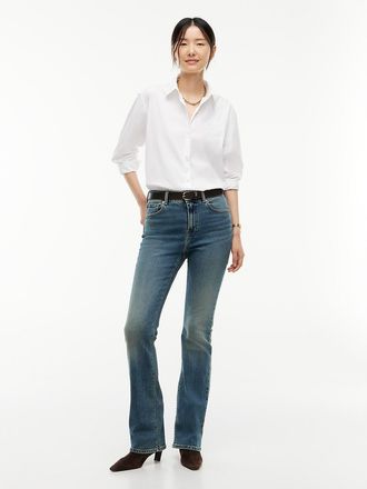 Tommy Hilfiger Womens Mid-Rise Stretch Bootcut Jean - Mid Wash - 26W x RegularL