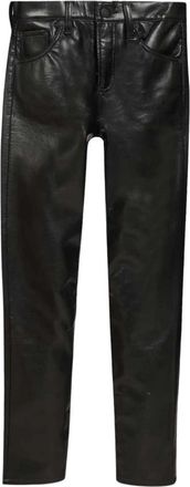 A Gold E Cocktail Enkellaars Jeans - Dames - Cropped Jeans - Zwart - W28 - Leer - Jeans