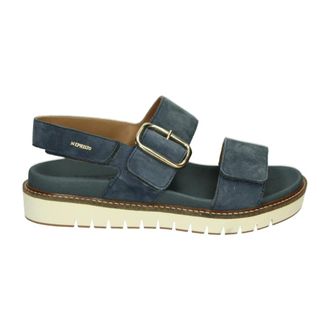 Mephisto Blauwe Sportieve Sandalen Belona Velcalf Premium - Dames - Sandalen - Blauw - 40 EU - Su&egrave;de - Schoenen