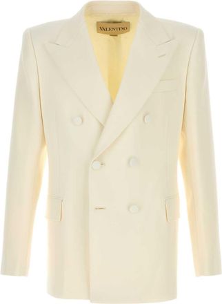 Valentino Garavani White Wool Blazer
