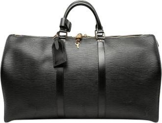 Louis Vuitton Pre-owned Weekend Bags, female, Black, Size: ONE SIZE Pre-owned Keepall 50