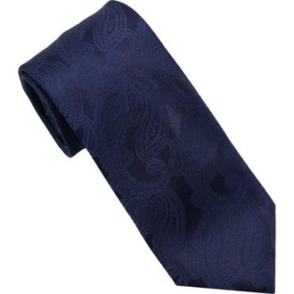 Karl Lagerfeld Paisley Jacquard Tie in Navy at Nordstrom Rack