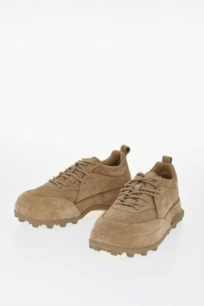 Jil Sander Suede REVERSE Lace-up Sneakers size 39
