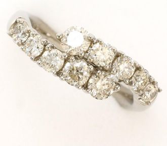 C&A White Gold White Gold (18K) Band Ring (Pre-Owned)