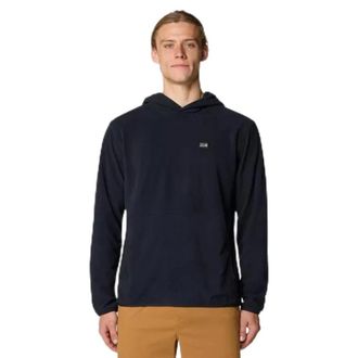 Mountain Hardwear Microchill Hoodie Mens Black Fleece Long Sleeve GBO3977
