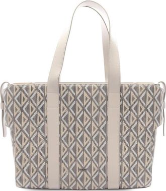 Dior Pre-owned Dior CD Diamond Coated Canvas Corolle Tote Ladies Y5PFOPY4BT217KSO