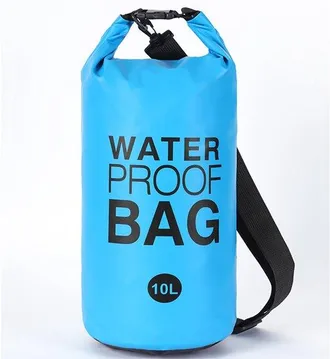 OEM Bolsa Impermeable De 10 Litros Para Piscinas Elevadas - Bolsa De Arena Impermeable De Malla 500d Con Clip - 51 X 19 Cm - Azul