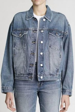 Pistola Denim Elsa Denim Jacket In Antidote