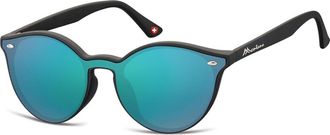 Montana Eyewear MS46 MS46F Mens Sunglasses Black Size 155