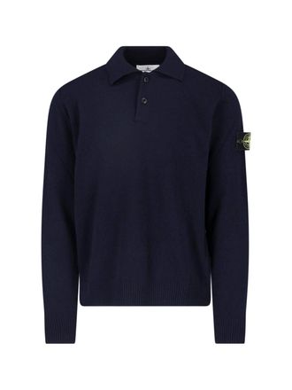 Stone Island Polo In Lana Vergine
