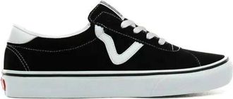 Vans Mens Suede Sport Sneakers In Black/ White