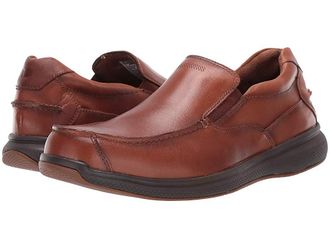 Florsheim Work Bayside Steel Toe Slip-On Mens Work Boots Cognac : 7.5 3E, Leather