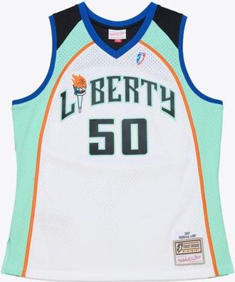 Mitchell & Ness Unisex Mitchell & Ness Rebecca Lobo White New York Liberty Court Origins Swingman Jersey at Nordstrom, Size Medium