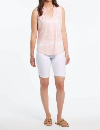 Tribal Flatten It Pull On Long Shorts In White