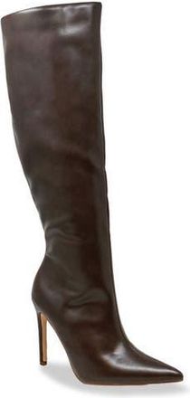 Chase + Chloe by Intouch Footwear Knee High Boot in Dark Brown Pu at Nordstrom Rack, Size 10