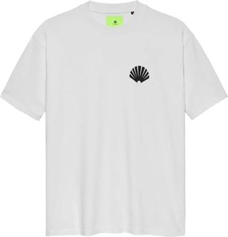 New Amsterdam Surf Association Logo Tee voor Surf Liefhebbers - Heren - T-shirts - Wit - XL - Tops