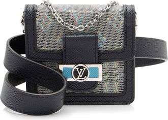 Louis Vuitton Black Monogram Pop Canvas Dauphine Bumbag Bb (Authentic Pre- Loved)