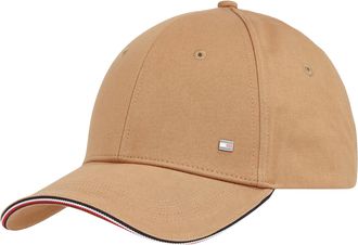 Tommy Hilfiger Baseball Cap TOMMY HILFIGER TH CORPORATE COTTON 6 PANEL CAP, beige (safari canvas), Twill, Baumwolle, unifarben, Basic, Caps Baseball Cap, mit dezente