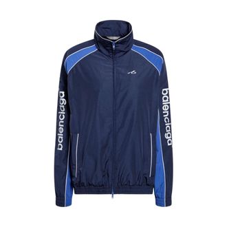 Balenciaga Dames, Jassen, Blauw, Maat: S