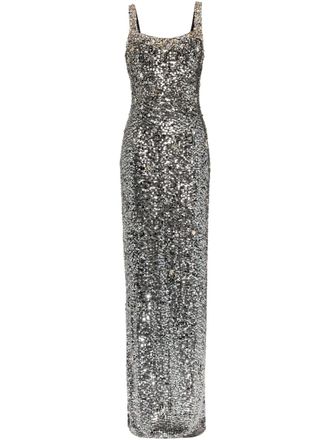 Jenny Packham Abito da sera Ezra - Argento
