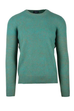 Drumohr Crew Neck Wool Sweater - Green