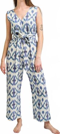 Mata Traders Jana Jumpsuit In Seashore Ikat