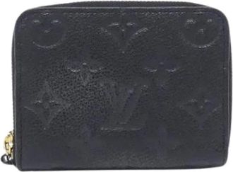 Louis Vuitton Pre-owned Wallets, male, Black, Size: ONE SIZE Pre-owned Monogram Empreinte Coin Purse