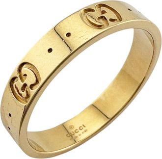 Gucci Gold Yellow Gold (18K) Band Ring (Pre-Owned)