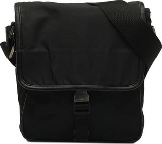 Prada Pre-owned Cross Body Bags, female, Black, Size: ONE SIZE Pre-owned Everyday Carryall: Versatile Shoulder Bag for Essential Items