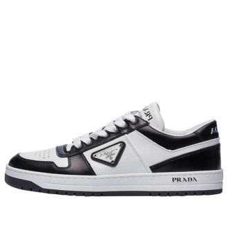 Prada (WMNS) PRADA Downtown Trainers Black White 1E792M_3LKG_F_0964