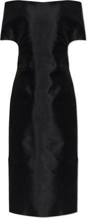 Jil Sander Abito Midi Scollato sulle Spalle - - Dresses - Donna - Nero - L