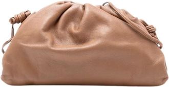 Bottega Veneta Pre-owned Clutches, female, Brown, Size: ONE SIZE Pre-owned The Pouch Shoulder Bag
