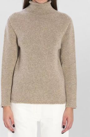 The Row cashmere turtleneck sweater seamless design
