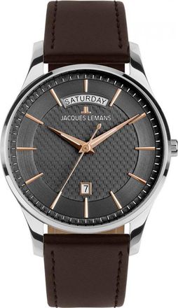 Jacques Lemans 1-2193D Mens London Watch - Silver - One Size
