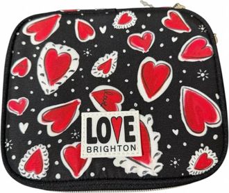 Brighton Hearts A Flutter Jewelry Case In Black