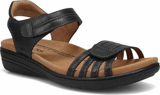 Taos Womens Mellow Leather Sandals In Black