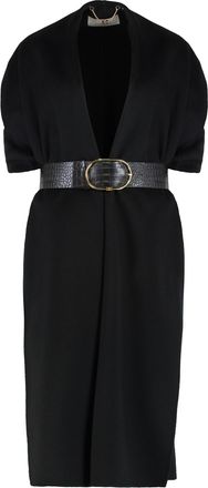 Elisabetta Franchi Mantle In Wool Fabric Double