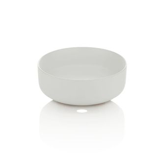 Aquadesign Lavabo sobre encimera blanco en cer&aacute;mica