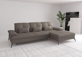 Sit&more Ecksofa »Amica, L-Form, inkl. Sitztiefenverstellung & Armteilverstellung« wahlweise mit Bettfunktion, Bettkasten und Kopfteilverstellung