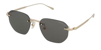 Montblanc MB0455S 001 Mens Sunglasses Black Size 56