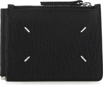 Maison Margiela Black Leather Card Holder