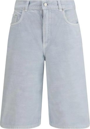 Haikure Cotton Bermuda Shorts - Dames - Denim shorts - Blauw - W25 - Katoen - Korte Broeken