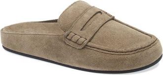 Jeffrey Campbell Miles Loafer Mule in Light Khaki Suede at Nordstrom, Size 8.5