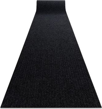RugsX Rugsx - Corredor - Alfombrilla Antideslizante Ceylon Exterior, Interior Antracita 0923 100cm Black 100x360 Cm