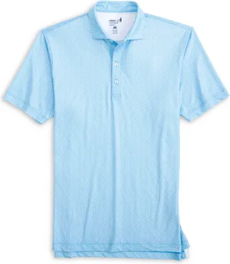 Johnnie-O Mens Island Times Performance Polo In Majorca