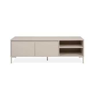 Calicosy Mueble tv 2 puertas, 2 nichos color cachemira l150 cm - beige
